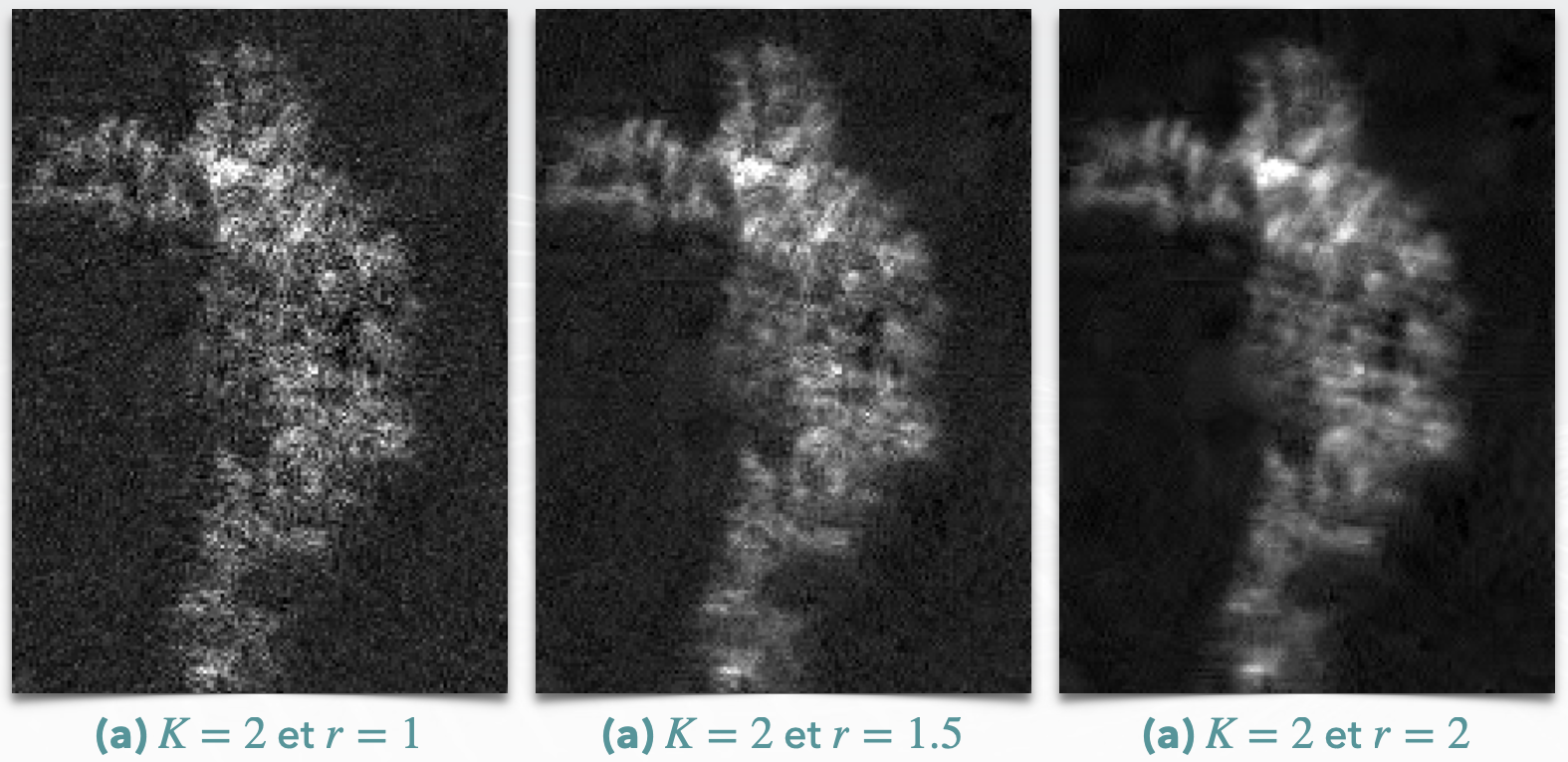 Example of a parameter tuning for image denoising