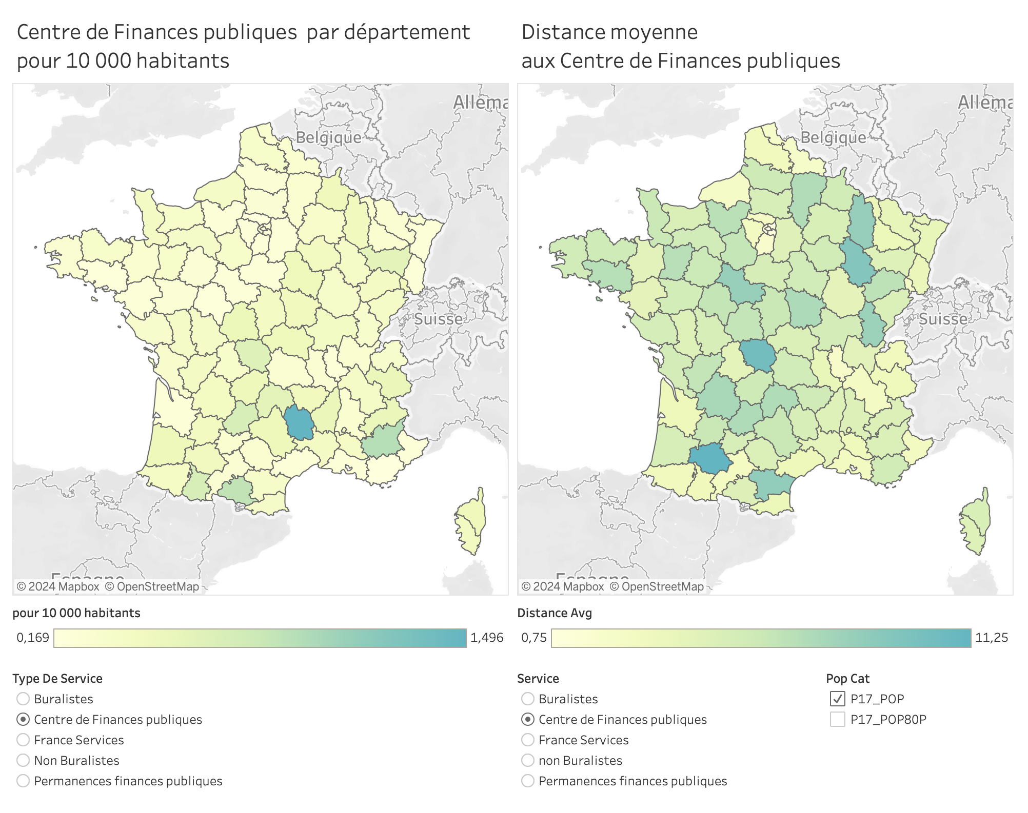 Structures by department